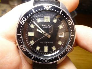 Vintage Seiko 6105 - 8000 Proof 150m Diver Wristwatch