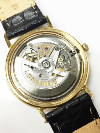 Longines Ultra Chron 18K Gold 12 Diamonds Automatic Vintage Watch Cal.  431 17J 8