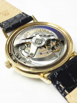 Longines Ultra Chron 18K Gold 12 Diamonds Automatic Vintage Watch Cal.  431 17J 9