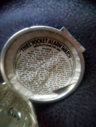 THIEL VINTAGE Alarm pocket watch. 2