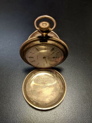 Model 1890 American Waltham Gold Filled Grade Y 7j 6s Pocket Watch from 1899 3