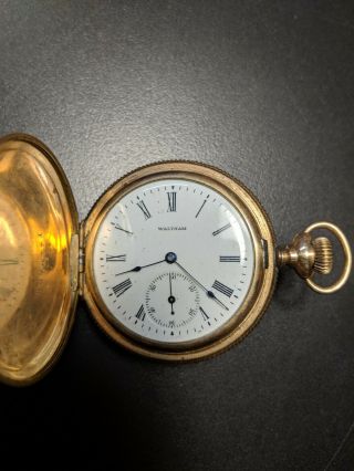 Model 1890 American Waltham Gold Filled Grade Y 7j 6s Pocket Watch from 1899 4