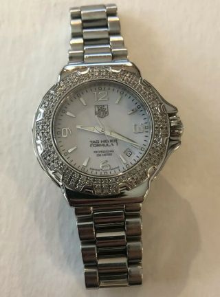 Tag Heuer Formula 1 Women’s Diamond Stainless Steel Watch Wac1215 - 0 Rbq4395