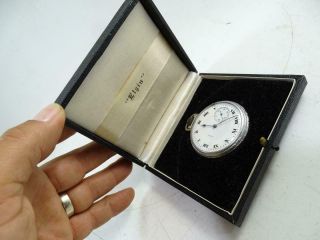Antique Elgin Pocket Watch 17 Jewel Presentation Case Art Deco Vintage