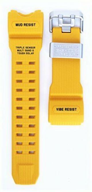Casio G - Shock Mudmaster Gwg - 1000 Watch Band Strap Yellow F/s Japan