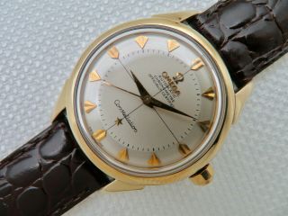1956 Omega Constellation Automatic Wristwatch Pie Pan Dial 2852 7sc Cal.  505