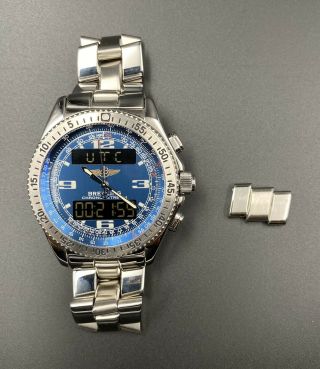 Breitling B - 1 Professional Blue Dial 43mm Men’s COSC Quartz Watch Discounted 2