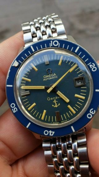 Diver Vintage Omega Geneve Ref - 166 054,  Cal 565,  37mm Case,  Run