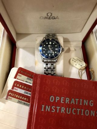 Omega Seamaster 2551.  80.  00 Wrist Watch For Men (james Bond) Automatic