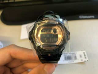 Casio BG169G - 1 Women ' s Baby - G Rose Gold & Black Digital Dial Black Resin Watch 2