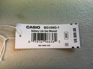 Casio BG169G - 1 Women ' s Baby - G Rose Gold & Black Digital Dial Black Resin Watch 4