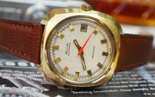 Avia Swissonic Electronic Gents Vintage Watch C1970 