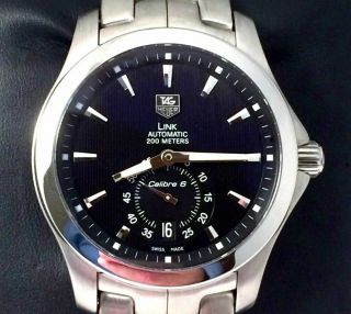 Tag Heuer Link Calibre 6 Mens Watch Automatic In Cond.  Wjf211a
