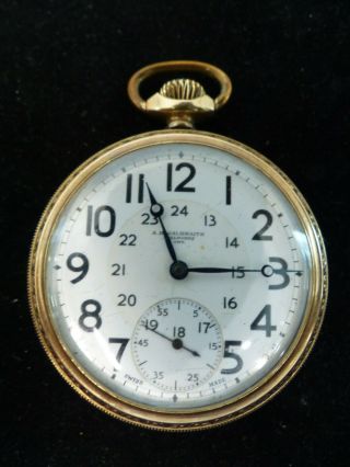 Antique Regina 17 Jewels Gold Filled Pocket Watch