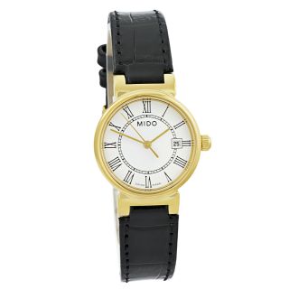 Mido Dorada Gold Dial Gold - Plated Ladies Watch Swiss Made