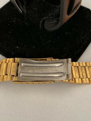 Vintage Citizen 67 - 9020 Gold Bullhead Chronograph Brad Pitt Orig Bracelet 5