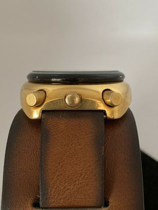 Vintage Citizen 67 - 9020 Gold Bullhead Chronograph Brad Pitt Orig Bracelet 6