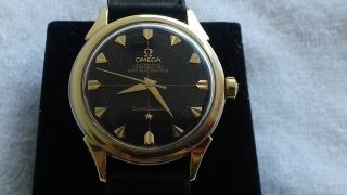 Omega Constellation Cal 505 Automatic 24 Jewels Dial Black Honeycomb