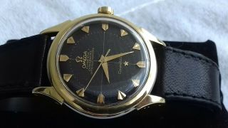 Omega CONSTELLATION cal 505 automatic 24 jewels DIAL BLACK HONEYCOMB 2