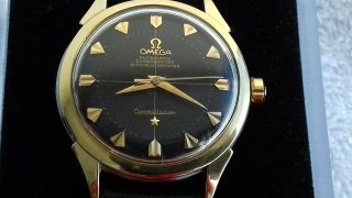 Omega CONSTELLATION cal 505 automatic 24 jewels DIAL BLACK HONEYCOMB 3