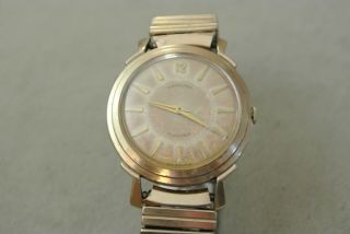 Rare Face 1950’s Hamilton Electric 500 wrist watch - 10K gold fill GF Case 2