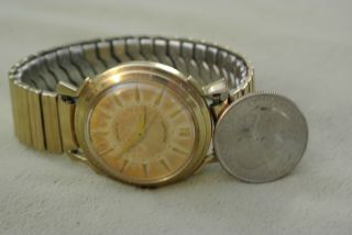 Rare Face 1950’s Hamilton Electric 500 wrist watch - 10K gold fill GF Case 8