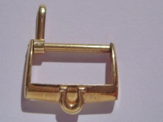 Vintage Omega Watch Buckle Plaque G Swiss Made