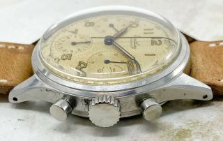 Vintage Breitling Premier Chronograph Wristwatch Ref.  788 35mm Steel FOR REPAIR 6