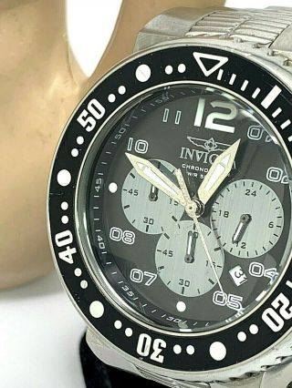 Invicta Pro Diver Chronograph Black Dial Stainless Steel Men 