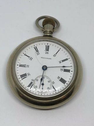 1883 American Waltham Pocket Watch No.  820 15j 18s