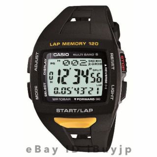 Casio Phys Stw - 1000 - 1jf 120 Lap Memory Multiband 6 Atomic Solar Watch