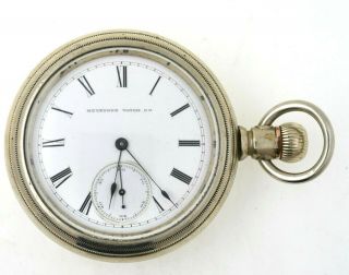 Antique Keystone Watch Co.  Pocket Watch S18 Dust Proof Model Runs Nr