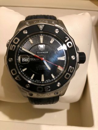 Tag Heuer Aquaracer WAJ2110 Diver 500 Mens Watch Box Ggyc 2