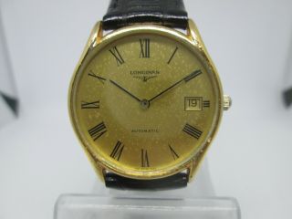 Longines L.  630.  1 Date Goldplated Automatic Mens Watch