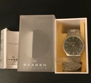 Skagen Denmark Steel Men’s Wristwatch - Stainless Steel Watch -