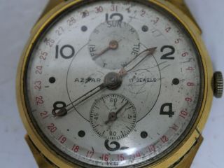 Very Stylish Vintage Chronograph Wristwatch With Date - Very Rare - L@@k