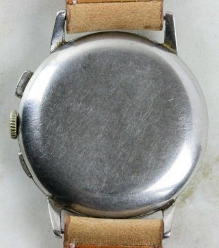 Vintage Lemania Cal.  321/2310 Gilt - Dial Chronograph Wristwatch 37mm FOR REPAIR 10