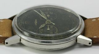 Vintage Lemania Cal.  321/2310 Gilt - Dial Chronograph Wristwatch 37mm FOR REPAIR 4