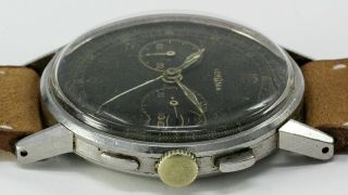 Vintage Lemania Cal.  321/2310 Gilt - Dial Chronograph Wristwatch 37mm FOR REPAIR 5