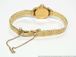 Ladies Vintage 18k Gold Rolex Orchid Wrist Watch Retro Deco Midcentury 5