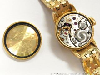 Ladies Vintage 18k Gold Rolex Orchid Wrist Watch Retro Deco Midcentury 8