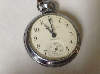 Pocket Watch Ingersoll Ltd,  Triumph.  Wind Up And In Perfect Order.