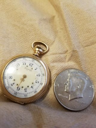 Antique Ornate Gold Filled Pocket Watch Case C.  W.  C.  (non Elgin Watch)