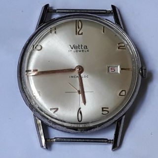 Vintage Vetta 17 Jewels Incabloc Cal 336n Swiss