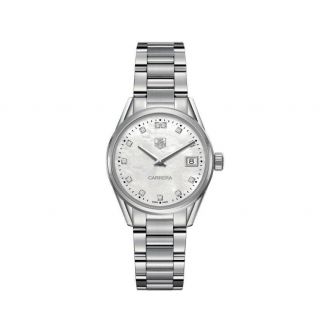 Tag Heuer Carrera Watch (white Mother Of Pearl Women 