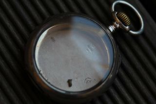 Silver Open Face Pocket Watch Case Iwc Schaffhausen