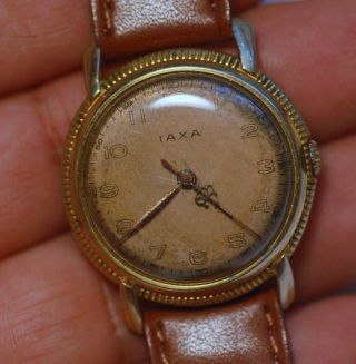 Vintage Swiss Made Watch Iaxa 15 Jewels,  Serviced