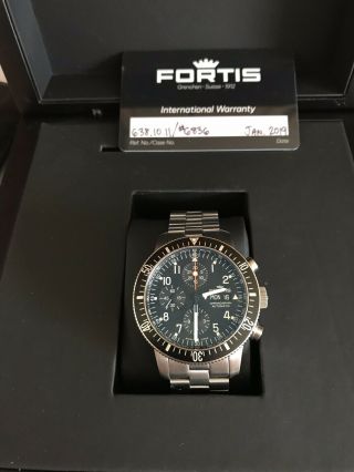 Fortis B - 42 Official Cosmonauts Chronograph On Bracelet 638.  10.  11
