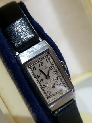 Vintage Movado Ladies Watch Chronometer Art Deco