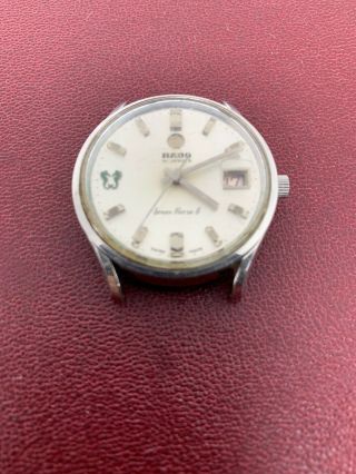 Rado Green Horse 6 Swiss Divers Watch With Date Ufix 1960s 2